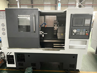 Tour CNC à banc incliné horizontal de précision PR46TT, vitesse unique 6000 tr/min, vis mère X/Z, diamètre 32 mm, contre-plateau hydraulique MT, usage moyen
