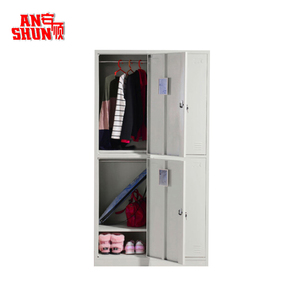 Màu Sắc Khác Nhau Nhân Viên <span class=keywords><strong>4</strong></span> Cửa Tủ <span class=keywords><strong>4</strong></span> Ngăn Tủ Quần Áo Lưu Trữ Kim Loại Phòng Tập Thể Dục <span class=keywords><strong>Locker</strong></span> Cho Bán - Product Image 6