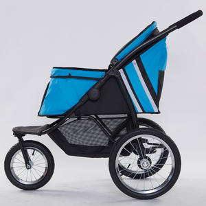 Vente en gros de grande poussette pour chien de 25kg, poussette à 3 roues pour animaux de compagnie de haute qualité personnalisée Plus <span class=keywords><strong>Dog</strong></span> Carrier - Product Image 6