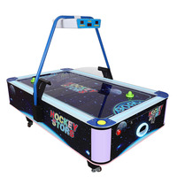 Meja Air Hockey Elektrik Koin untuk Anak-Anak - Aokey AK-H012 Fiberglass Akrilik Portabel Arcade Redemption