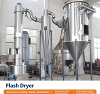 Sécheur à vaporisation rotative rapide de haute qualité pour aliments, aliments pour animaux, matériaux de batteries au lithium, gluten de maïs, poudre de gypse