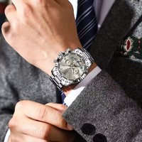 Montres automatiques mécaniques antiques POEDAGAR 1418 en acier inoxydable avec cadran en cristal saphir, tourbillon, aiguilles luminescentes