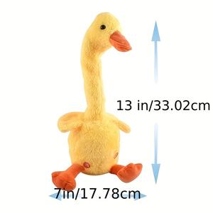 Canard en <span class=keywords><strong>peluche</strong></span> parlant mignon en gros, jouet électrique dansant avec lecteur de musique, cadeau pour enfants, jouet en <span class=keywords><strong>peluche</strong></span> chantant - Product Image 3