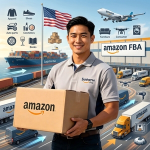 Meilleur tarif CMA pour le transport maritime avec livraison rapide par air+express aux États-Unis, service FBA <span class=keywords><strong>Amazon</strong></span> DDP, assurance incluse - Product Image 1
