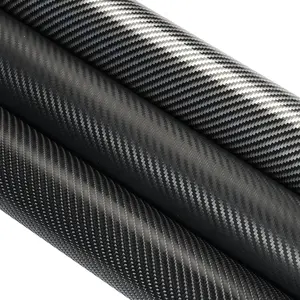 2D 3D 4D 5D 6D Film d'emballage en vinyle brillant en fibre de <span class=keywords><strong>carbone</strong></span> Écran solaire imperméable à l'air pour voiture moto ordinateur portable Couverture de téléphone DIY - Product Image 1