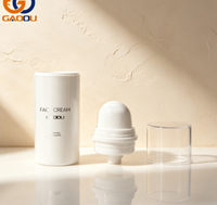 Botol Pompa Airless Putih 15ml 30ml 50ml 100ml Grosir untuk Kosmetik Perawatan Kulit Lotion Botol Plastik dengan Kotak Kertas Kustom