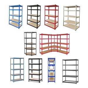 Scaffalatura da <span class=keywords><strong>Ufficio</strong></span> a 5 Ripiani in MDF e Metallo da Parete - Product Image 5