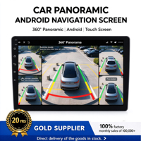 Système de navigation automobile DeYongwang 8 cœurs Android avec écran tactile panoramique 360° et GPS pour écran IPS 1920x1080 - Ajustement universel - 1