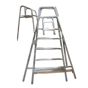 LIFE GUARD Silla <span class=keywords><strong>de</strong></span> torre <span class=keywords><strong>de</strong></span> acero inoxidable <span class=keywords><strong>Seguro</strong></span> <span class=keywords><strong>de</strong></span> seguridad esencial para salvavidas <span class=keywords><strong>de</strong></span> piscina - Product Image 3