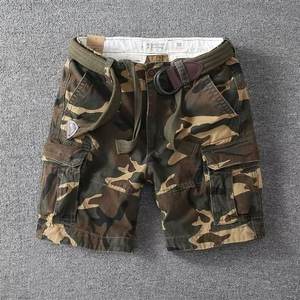 Nouveau Camouflage Camo Cargo Shorts Hommes Multi-poches Shorts Lâche Camouflage Shorts De Travail - Product Image 1