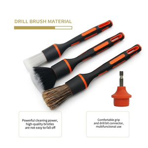 Nuovo Set di 3 Spazzole per Detailing Auto, Qualità Premium, per Pulizia Tastiera e Auto - Product Image 2