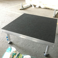 1.22x1.22m 1x2m luxueux extérieur en aluminium marionnette plate-forme de scène Mobile réglable en vente