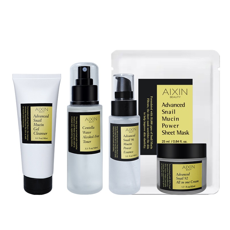 Ensemble de soins de la peau Mucin d'escargot