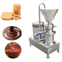 Moulin colloïdal commercial de machine de mise en pâte d'acier inoxydable pour l'arachide/sésame/sauce chili/pâte d'os/broyeur de tomate/fraise