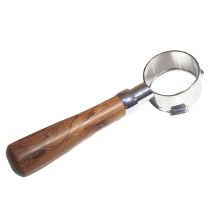 <span class=keywords><strong>Porte</strong></span>-<span class=keywords><strong>filtre</strong></span> sans fond <span class=keywords><strong>Delonghi</strong></span> 54 mm, anneau de dosage, entonnoir à café expresso, poignée en bois, support de <span class=keywords><strong>filtre</strong></span> - Product Image 3