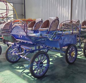 2026 Calèche à chevaux de haute qualité à quatre roues, deux places, pour marathon, tourisme et mariage, à poney, à vendre - Product Image 2