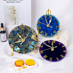 卸売 天然クリスタル ヒーリングストーン クリスタル時計 装飾用 - Product Image 3