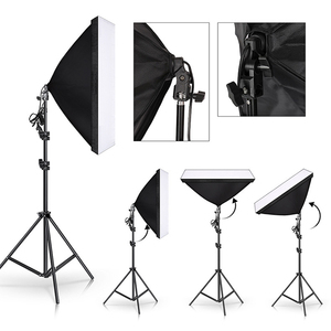 Juego de softbox de 50x70cm con trípode de 2m Kit de iluminación de caja suave de iluminación de estudio de fotografía profesional - Product Image 1