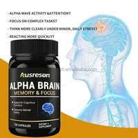 Ausreson Capsules Alpha-GPC Naturelles – Complément Bio Alpha-GPC pour la Mémoire et la Santé Cérébrale – Marque Privée
