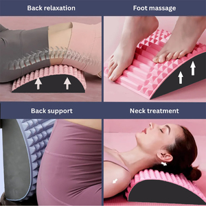 Groothandel EVA nek- en lumbale rugtractiemassageapparaat voor gebruik in de sportschool, pijnverlichting & spierontspanning, schouderondersteuning - Product Image 3