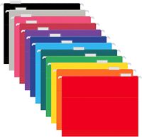 Dossiers suspendus personnalisés, format lettre avec onglets ajustables 1/5, conçus pour les dossiers volumineux, les dossiers médicaux