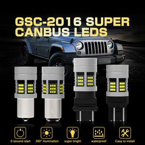 Ampoules LED G-VIEW 7440 pour feux stop T20, super lumineuses, 54 pièces, lentille transparente, nouvelle version <span class=keywords><strong>2016</strong></span>, ajustement universel - Product Image 3