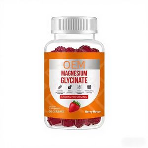 Oem Eigen Merk Natuurlijke Sinaasappelsmaak Multivitamine B6 Gummies Glycine Magnesium Gummies Voedingssupplement - Product Image 1