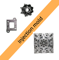 Fabricant de Pièces de Machines Industrielles en Plastique Moulées par Injection, Résistantes à l'Usure et Autolubrifiantes, Marque TIG, Modèle OEM