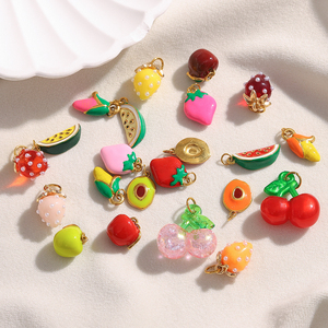 Ciondoli di gioielli di moda Dreamshow ciondoli di moda estiva ciondoli in resina acrilica smalto ciondoli per collana - Product Image 6