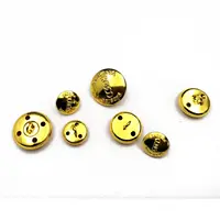 Custom Brass Gold Military Buttons, Large, Medium
