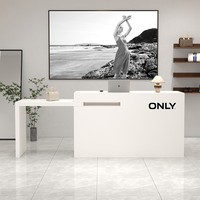 Comptoir de caisse en bois, style luxueux et haut de gamme, pour magasin de vêtements, bar, petit coin, réception