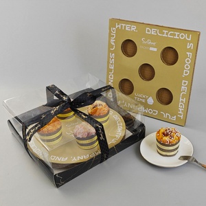 Sunshie Customization Logo Wholesale Square Round 12inch Corrugated Cupcake Board <b>Drum</b> - Product Image 2