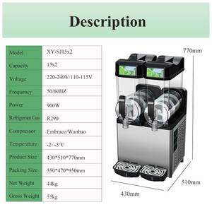 Machine à granita commerciale Shanyou SJ15X2, moteur 900W, capacité 15L*2 - Product Image 6