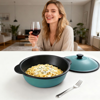 Four à micro-ondes et friteuse pour saucisses, ailes de poulet, steak de bœuf, filet de poisson, riz cuit à la vapeur - Compatible lave-vaisselle, pot chauffant léger
