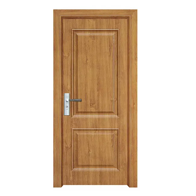 Porta interna in legno a battente di design moderno in legno massello di alta qualità