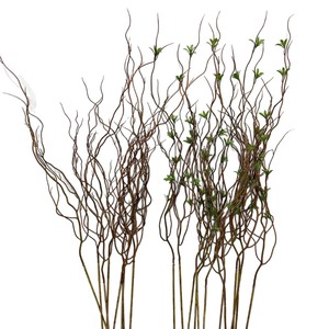 Branches de saule artificielles Meng Jie avec feuilles vertes pour arrangements floraux et décoration intérieure - Product Image 5