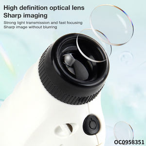 Ensemble de mini <span class=keywords><strong>microscope</strong></span> de dessin animé de science biologique jouet pour enfants avec support de téléphone - Product Image 6