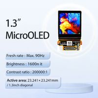 1.3 Inch OLEDoS 4K Resolution 1600 Nits High Brightness Silicon Panel for AR/VR HMD