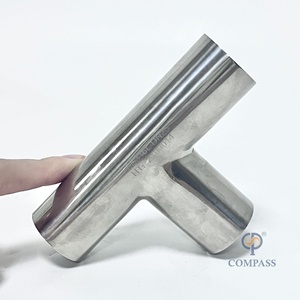 Raccordo a T Igienico Asettico per Saldatura Testa a Testa SMS OD25.4MM 1 Pollice per la Lavorazione di Alimenti e Bevande - Product Image 5