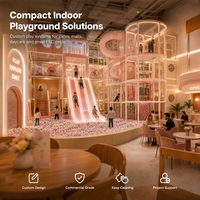 Soft Play Set Holzfarben Maßgefertigtes Design Röhrenrutsche Krabbeltunnel Bällebad CE ASTM EN1176 Hotel Club Projekt
