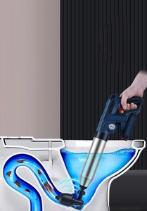 Outil de vidange de débouchage électrique rechargeable rentable <span class=keywords><strong>pour</strong></span> le sol de la cuisine et les toilettes <span class=keywords><strong>Pompe</strong></span> de débouchage flexible avec tasse en caoutchouc - Product Image 5