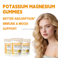 Sachet Doypack Personnalisé Imprimé pour Gummies de Potassium, Magnésium et Vitamine D avec Fermeture Éclair – Emballage Naturel pour Compléments Alimentaires pour Adolescents et Adultes