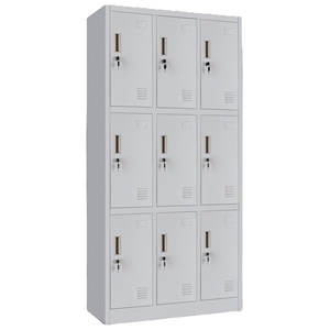 Casier métallique 15 portes économique pour bureau, salle de sport, hôtel, atelier, chambre, hôpital – Meuble de rangement sécurisé pour colis et clés - Product Image 5