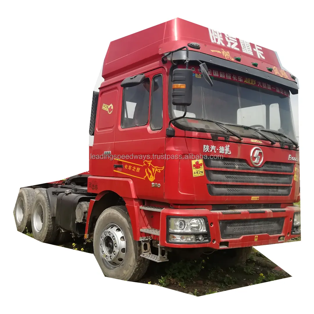 Tracteur Shacman f3000 d'occasion 6x4 tête de camion 10 chevaux, prix WEICHAI 380hp à vendre