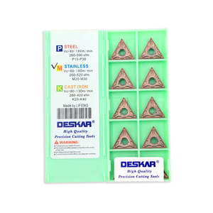 Inserti per tornitura DESKAR TNMG 160404 in carburo di tungsteno con rivestimento CVD, personalizzabili OEM - Product Image 2