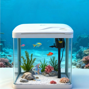 ตู้ปลากระจกโค้ง - ตู้เลี้ยงเต่าแบบอีโคแลนด์สเคป ขายส่ง - Product Image 6