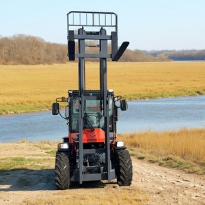 מותג חדש 4 x4 כל השטח סולר מלגזה קטן 5 טון 6 טון מחוץ לכביש עם בעירה פנימית מצורפים - Product Image 4