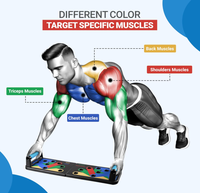 Gran oferta 13 en 1 Sistema de ejercicio físico de entrenamiento Premium logotipo personalizado plegable ABS Push-up Board Pull Training Rack para uso doméstico