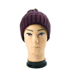 <span class=keywords><strong>Bonnet</strong></span> en tricot jacquard côtelé à rayures avec logo personnalisé en acrylique d'hiver de haute qualité <span class=keywords><strong>sans</strong></span> <span class=keywords><strong>pompon</strong></span> - Product Image 6