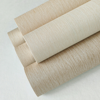 Papier peint vinyle design moderne, revêtement PVC imperméable et ignifuge, base en tissu croisé, revêtement mural en tissu tissé imitation herbe